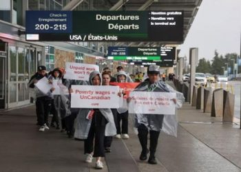 موظفو الضيافة في “إير كندا” يواصلون الإضراب متحدين الأمر الحكومي